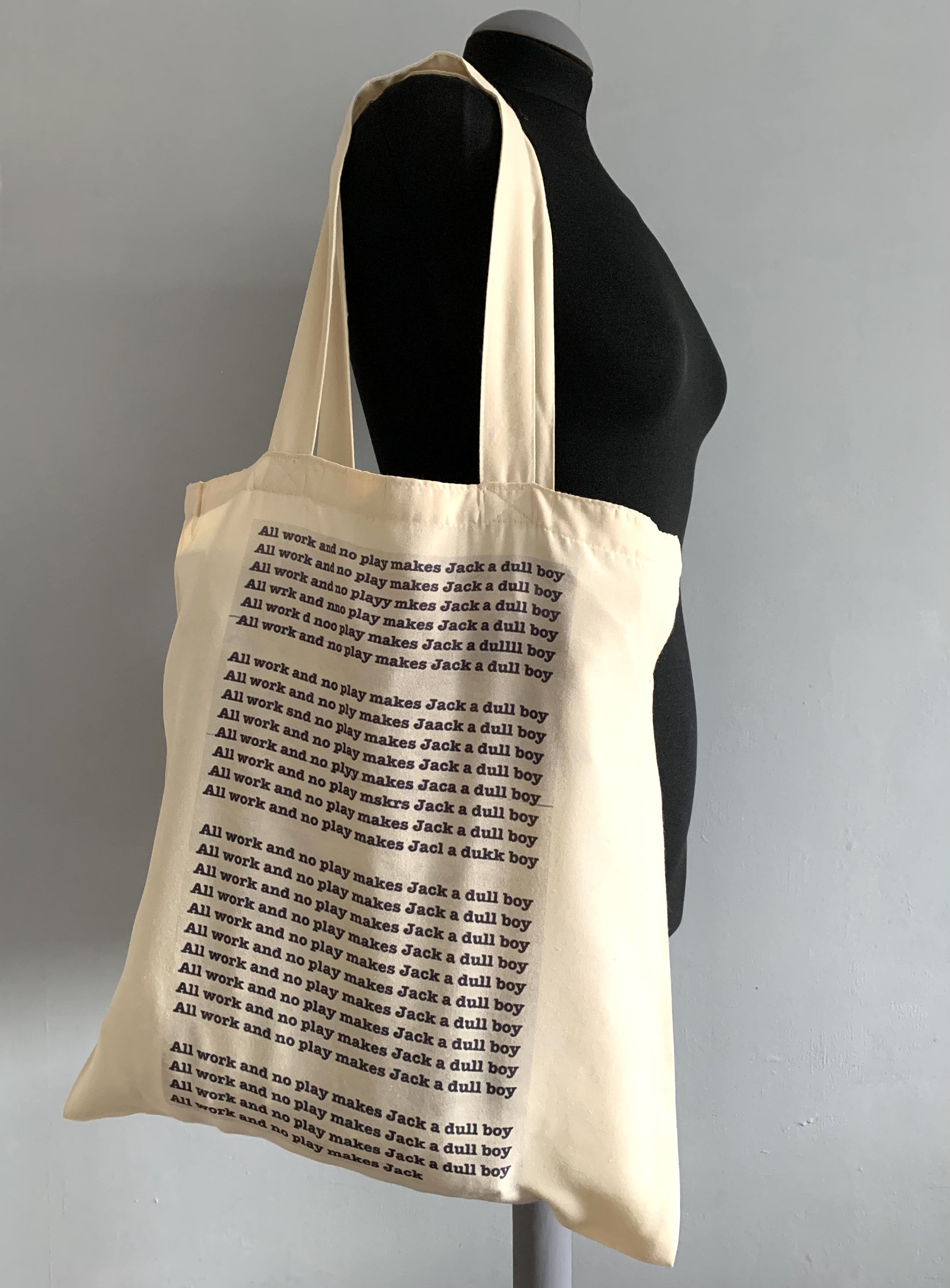 The Shining Inspired Tote Bag – Unisex Shopper with Vintage Horror Film Print