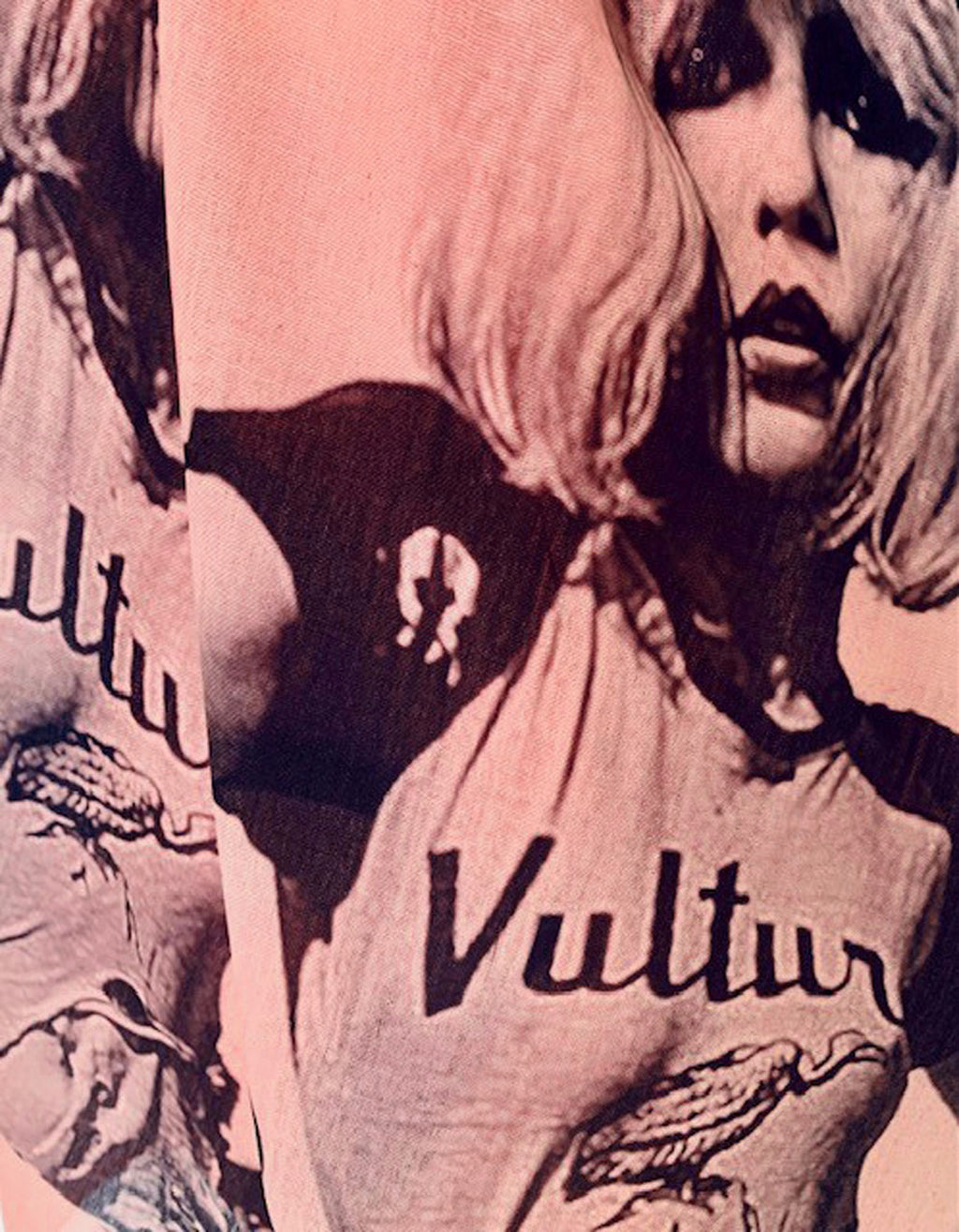 Blondie, Debbie Harry Inspired Scarf – Punk Style Lightweight Pink Scarf.