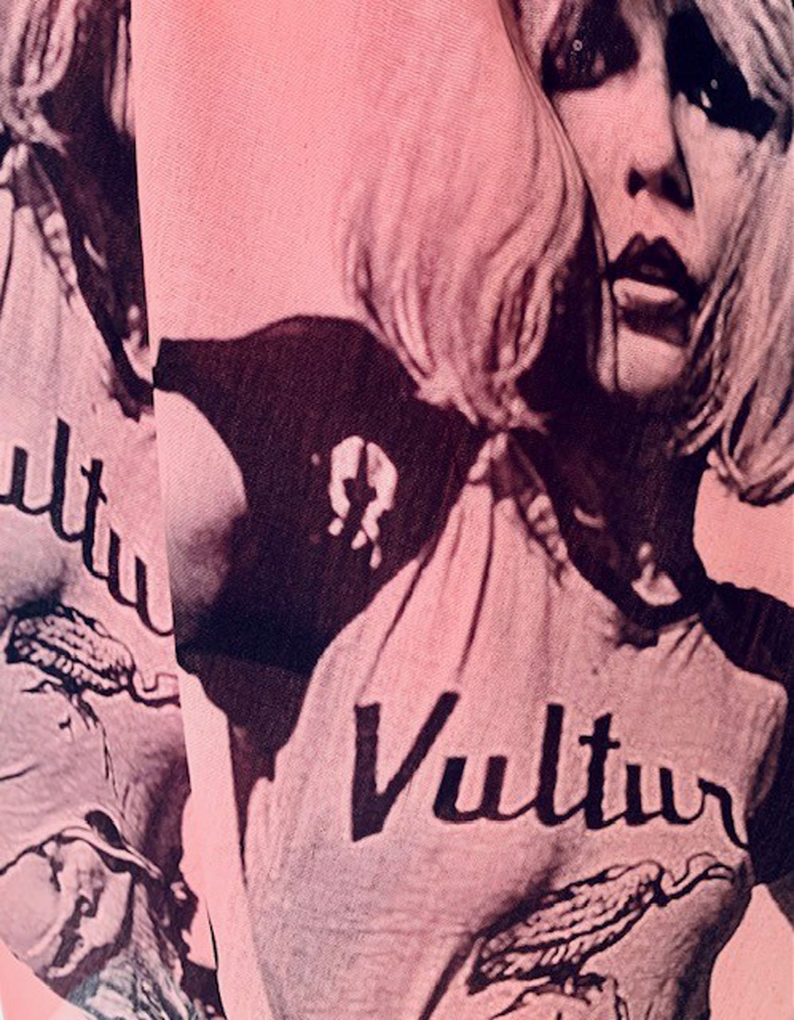 Blondie, Debbie Harry Inspired Scarf – Punk Style Lightweight Pink Scarf.