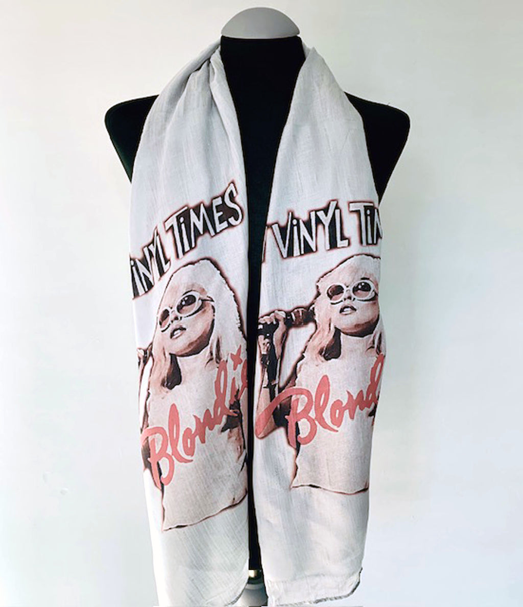 Blondie Inspired Scarf – Debbie Harry Punk Style Long Scarf.