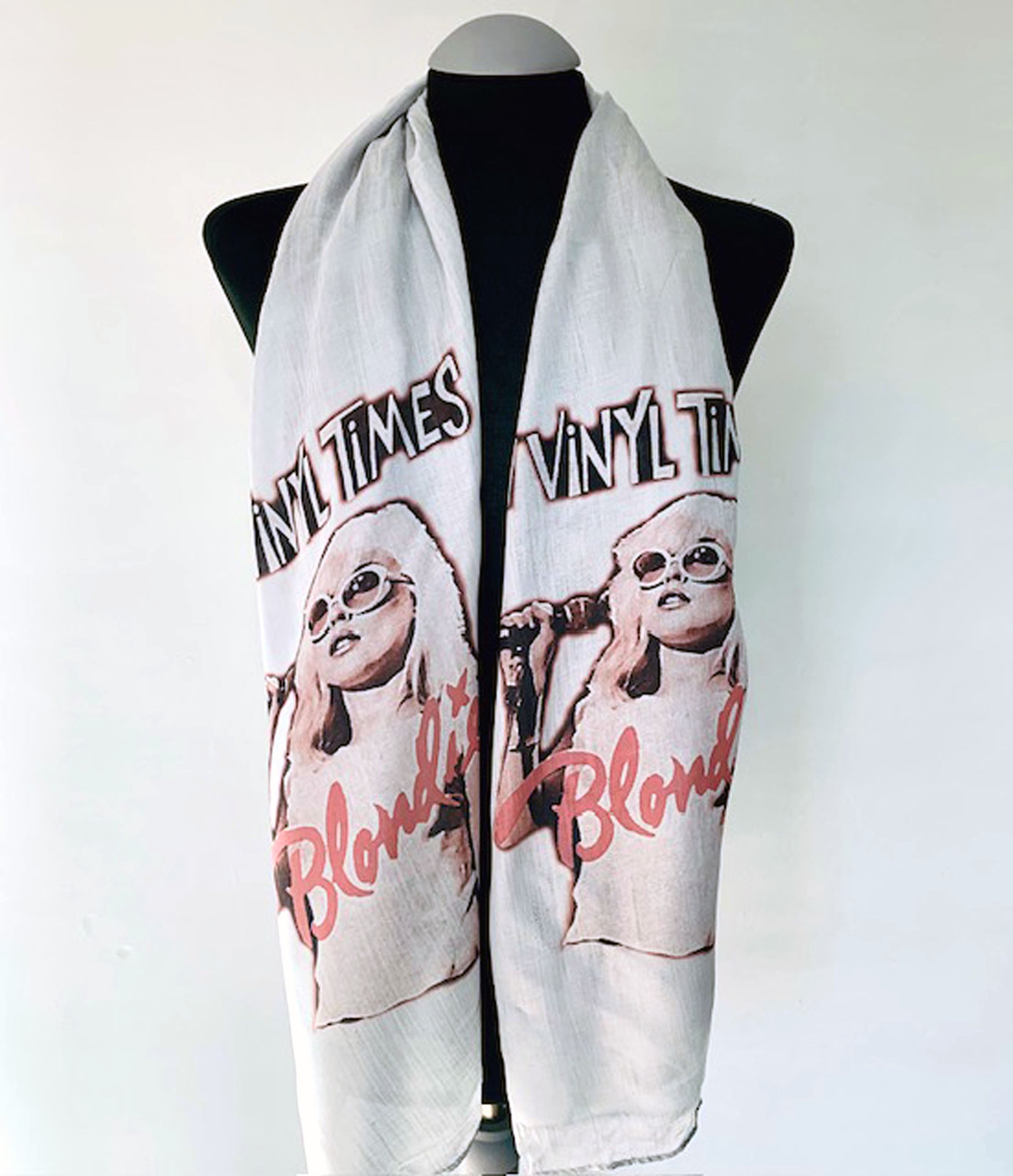 Blondie Inspired Scarf – Debbie Harry Punk Style Long Scarf.