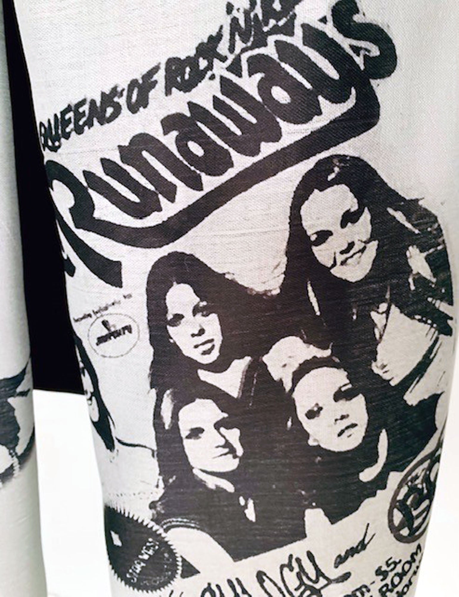 Joan Jett inspired Scarf – Vintage Rock Joan Jett Style Lightweight Scarf.