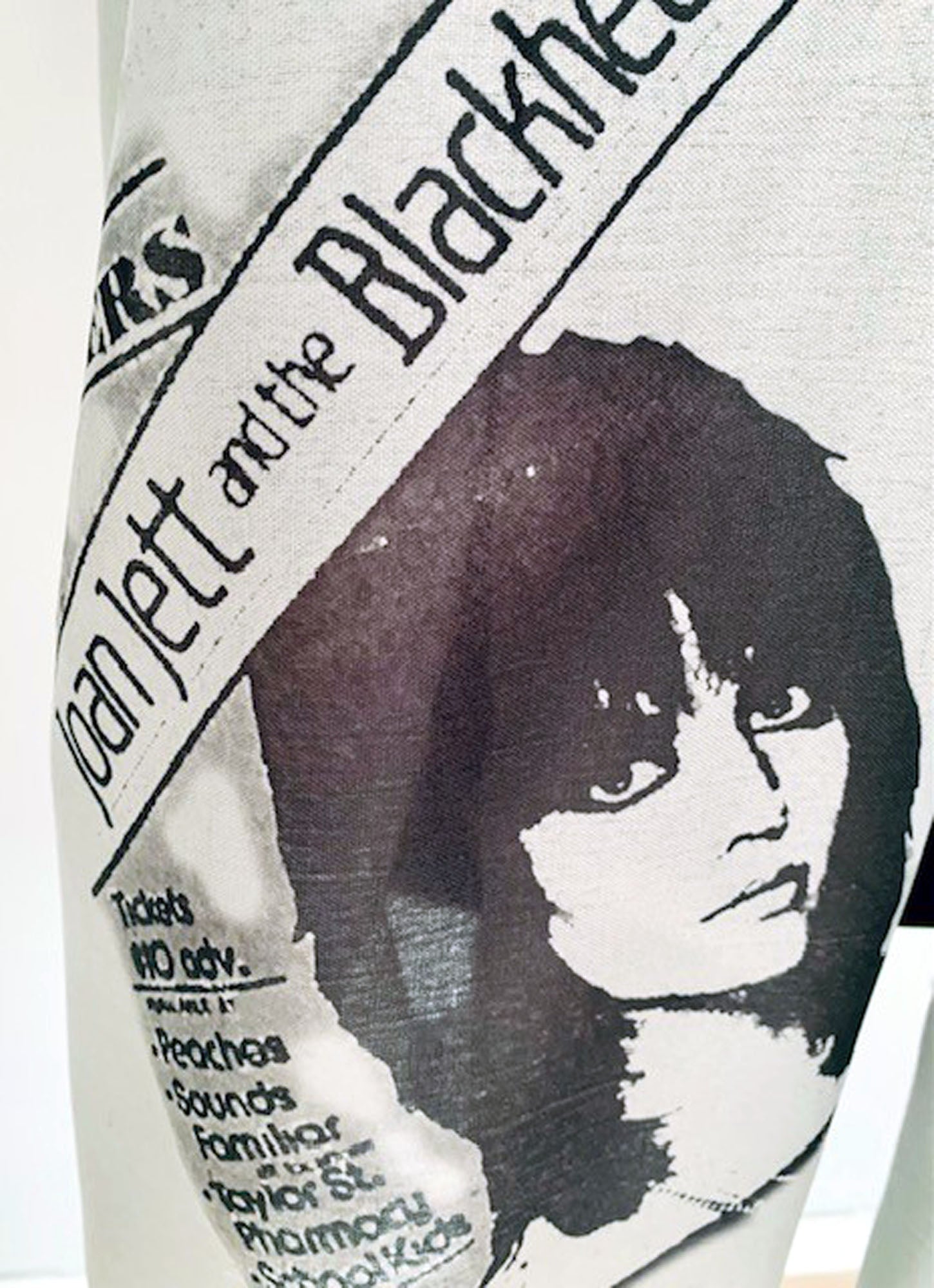 Joan Jett inspired Scarf – Vintage Rock Joan Jett Style Lightweight Scarf.