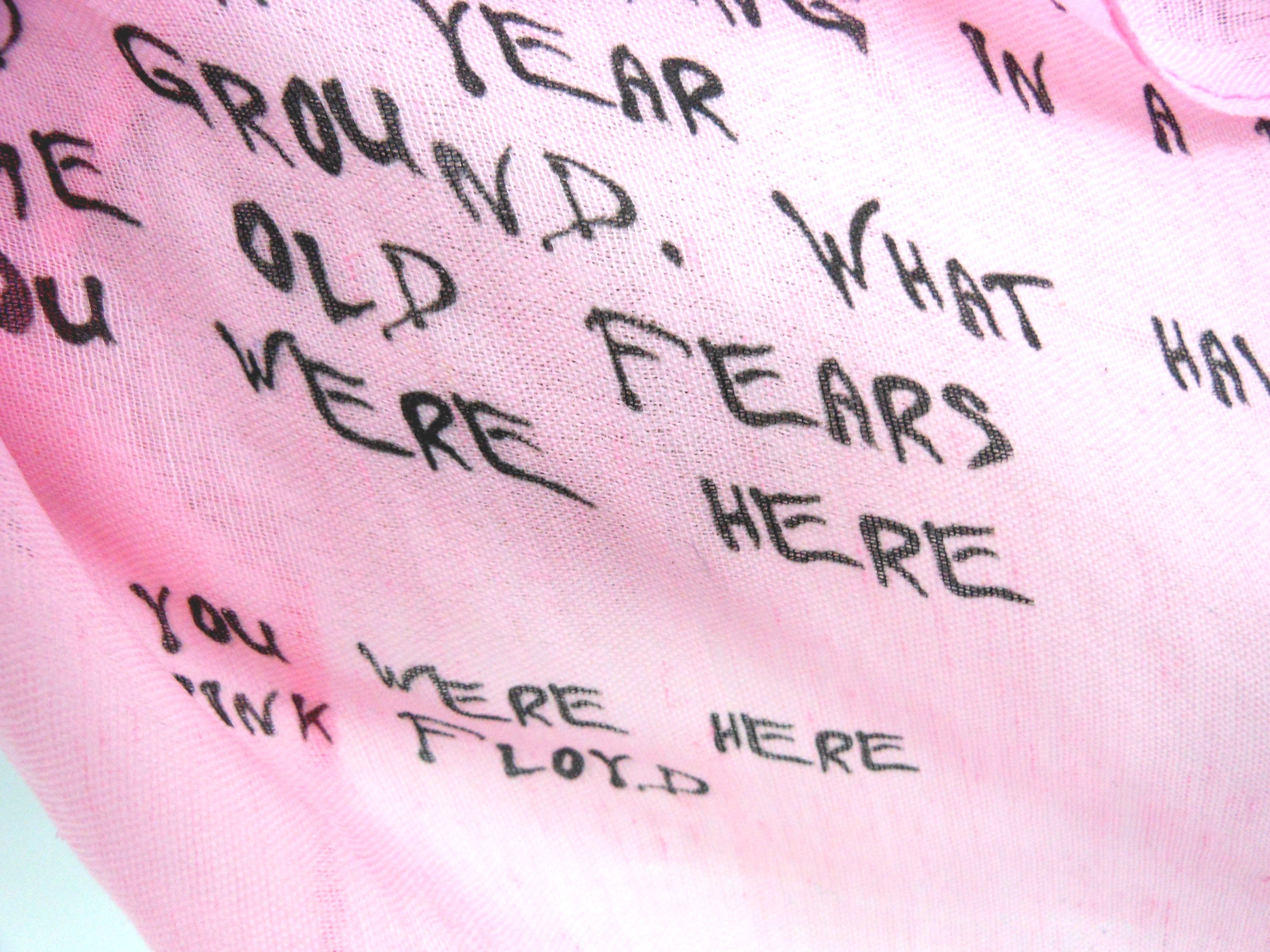 Custom Song Lyric Long Scarf – Personalized Text Scarf. Thoughtful Gift Idea for Mum, Friend, Sister - Other Colours Available