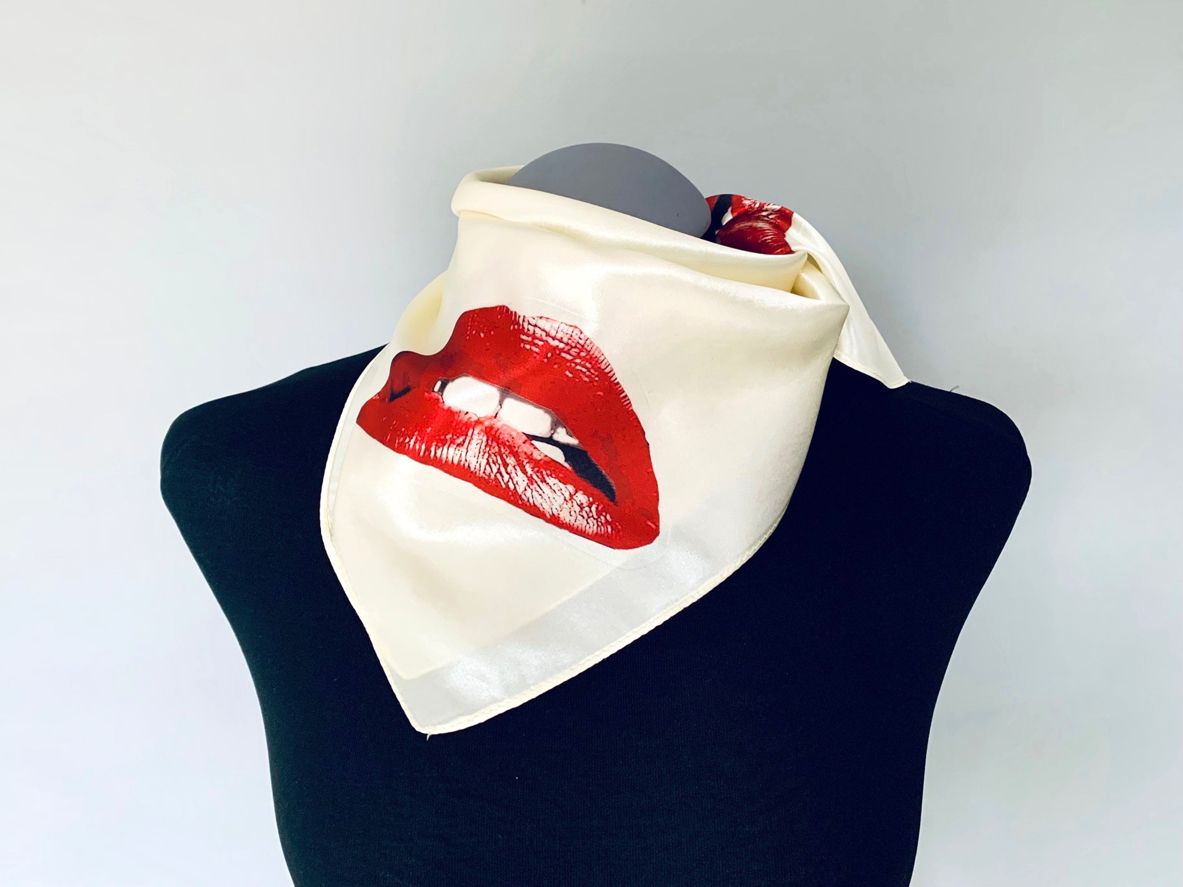 Rocky Horror Inspired Square Silk Scarf