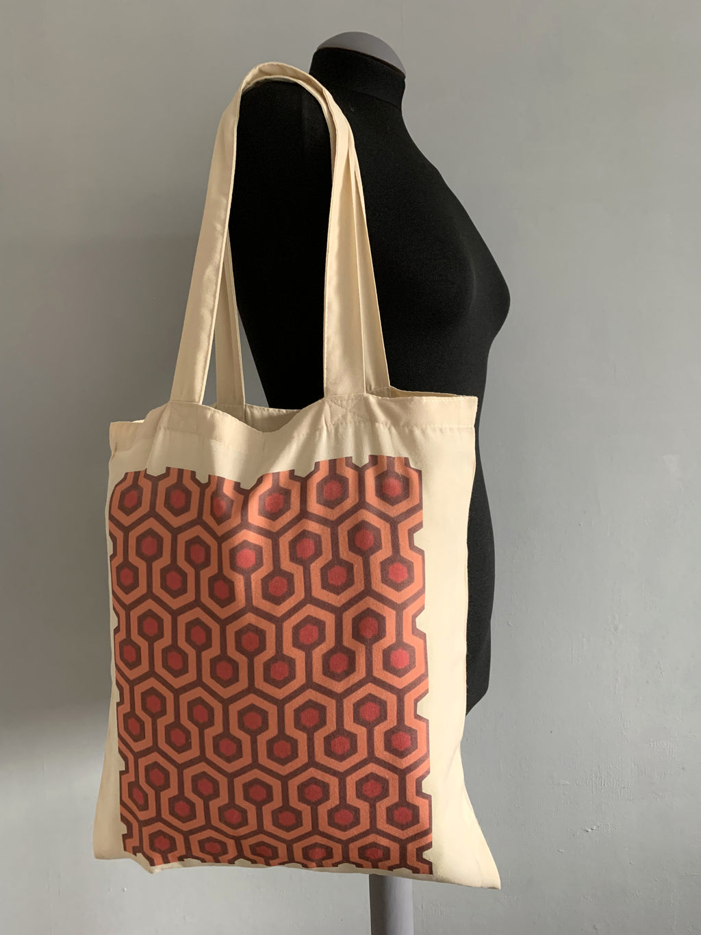 Tpte shopper bag with vintage the shining print