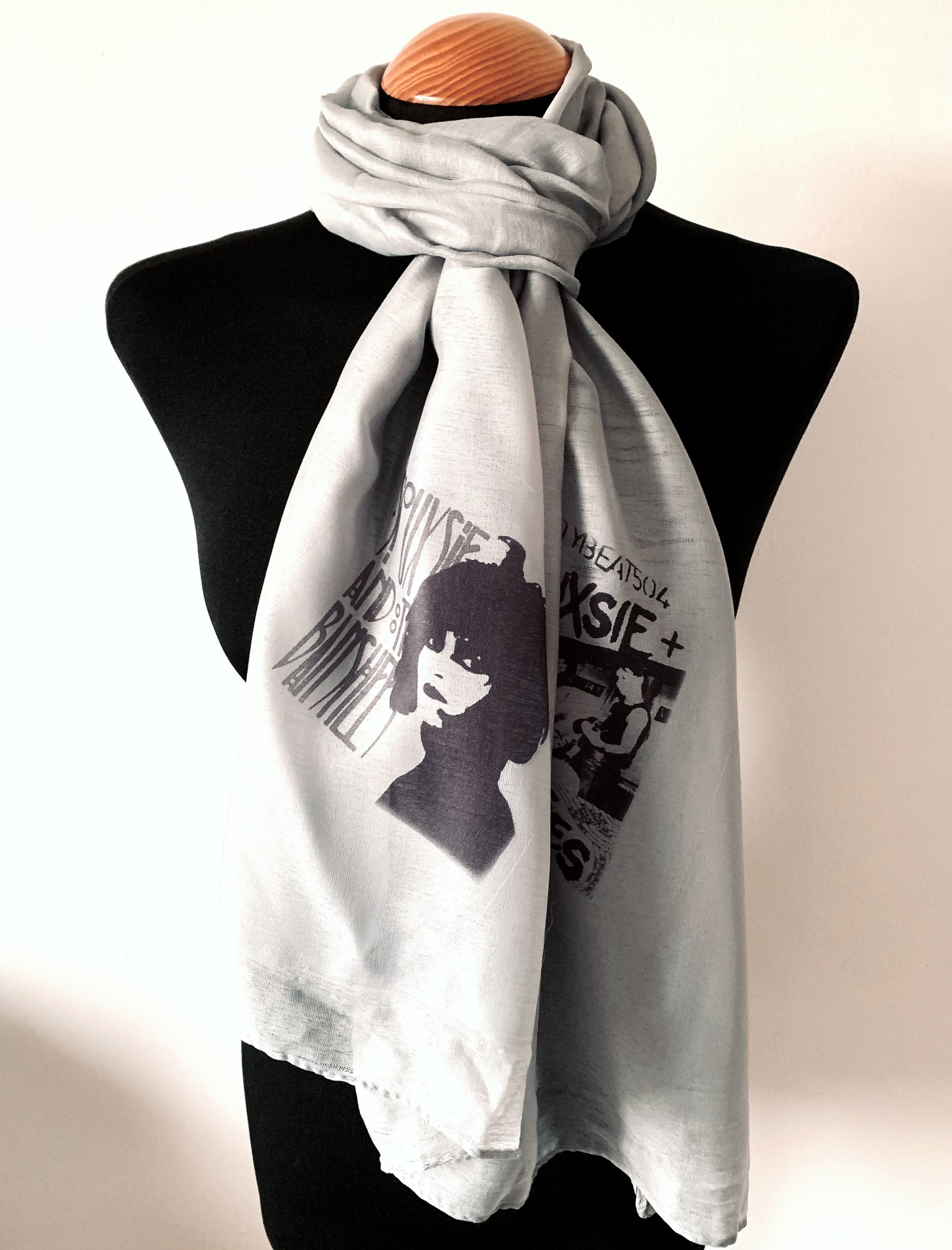 Siouxsie Sioux inspired Scarf – Vintage Siouxsie Sioux Style Long Scarf.