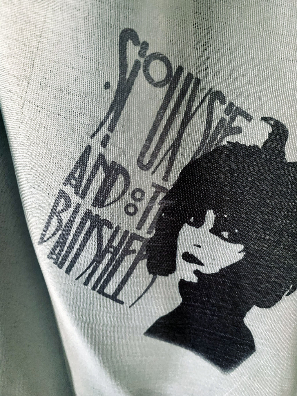 Siouxsie Sioux inspired Scarf – Vintage Siouxsie Sioux Style Long Scarf.