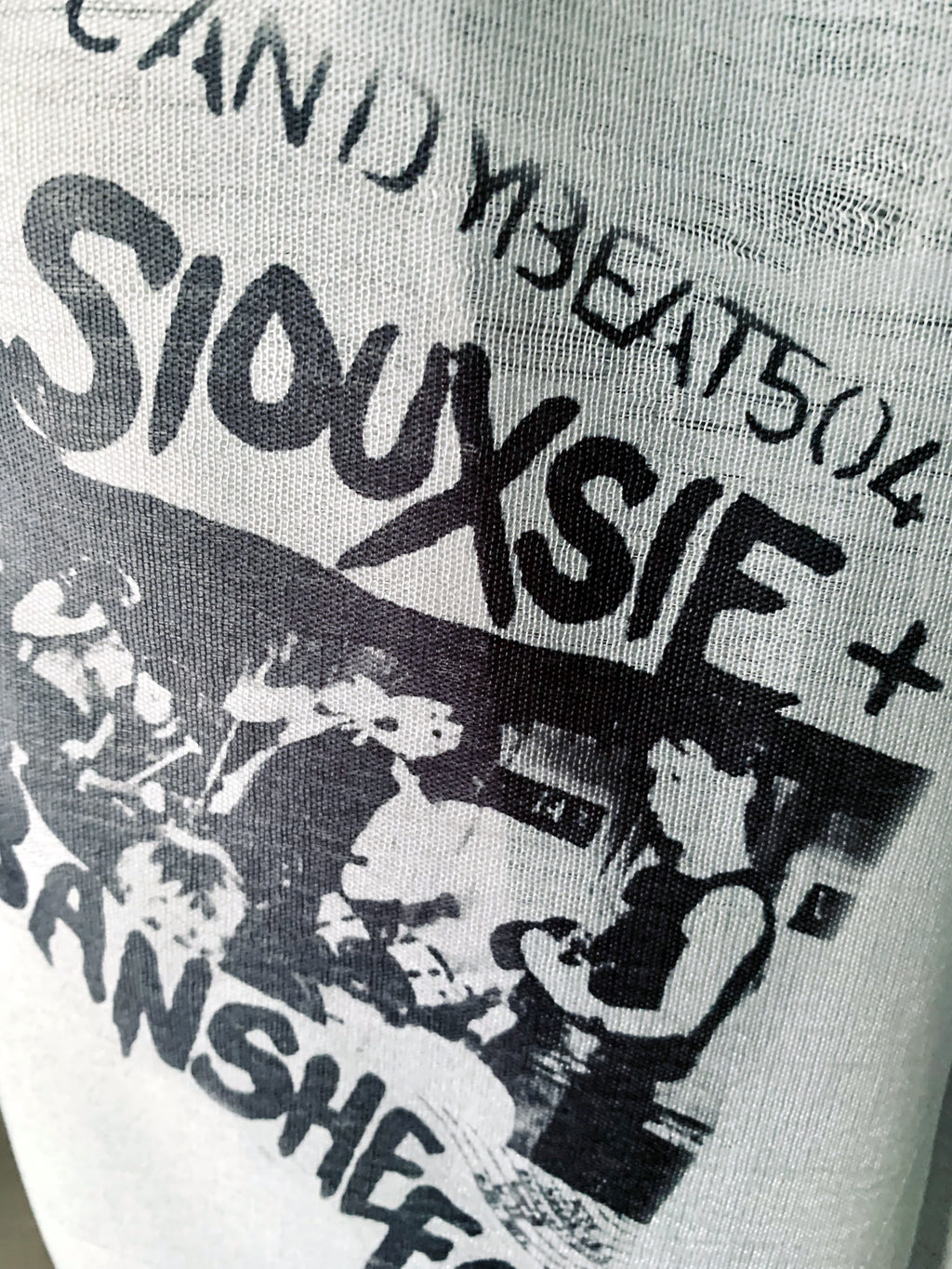 Siouxsie Sioux inspired Scarf – Vintage Siouxsie Sioux Style Long Scarf.